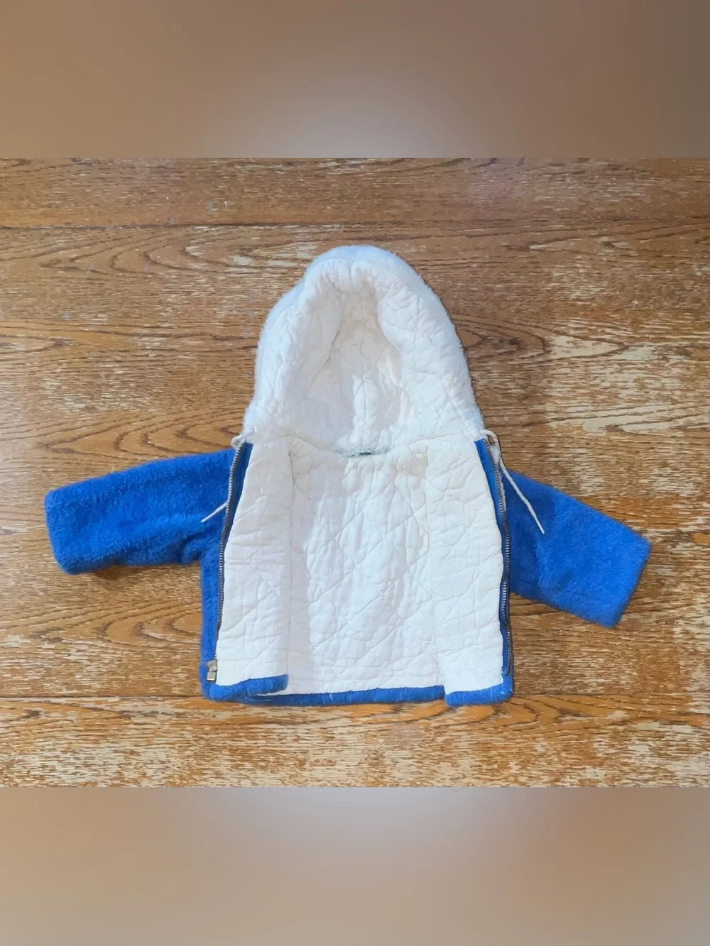 Vintage 60’s-70’s Penny’s Toddletime Full Zip Fuzzy Faux Fur Full Zip Jacket.
